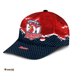 Sydney Roosters Classic Cap Net Pattern Grunge Style - NRL
