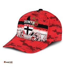 St Kilda Saints ANZAC AFL Classic Cap Indigenous Vibes