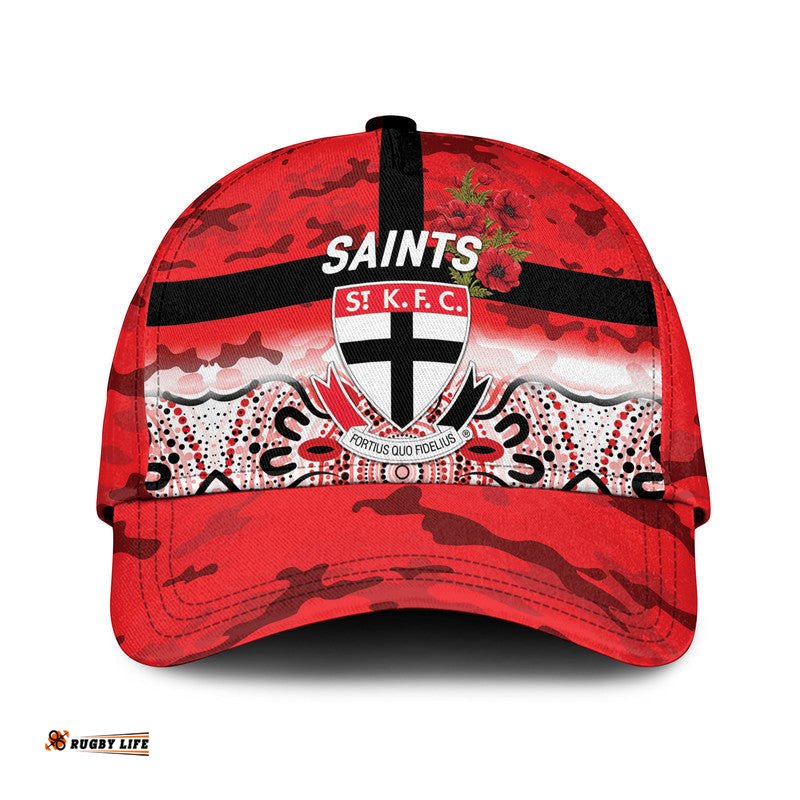 St Kilda Saints ANZAC AFL Classic Cap Indigenous Vibes