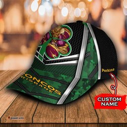 NRL Brisbane Broncos Skull Classic Cap Custom Name