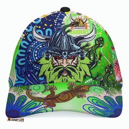 Raiders Rugby Custom Aboriginal Cap - The Indigenous Raiders Power