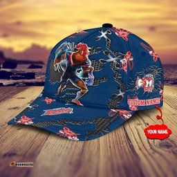 Sydney Roosters Nrl Classic Cap Personalized Mascot Flower