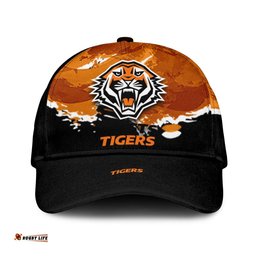 Wests Tigers Classic Cap Net Pattern Grunge Style - NRL