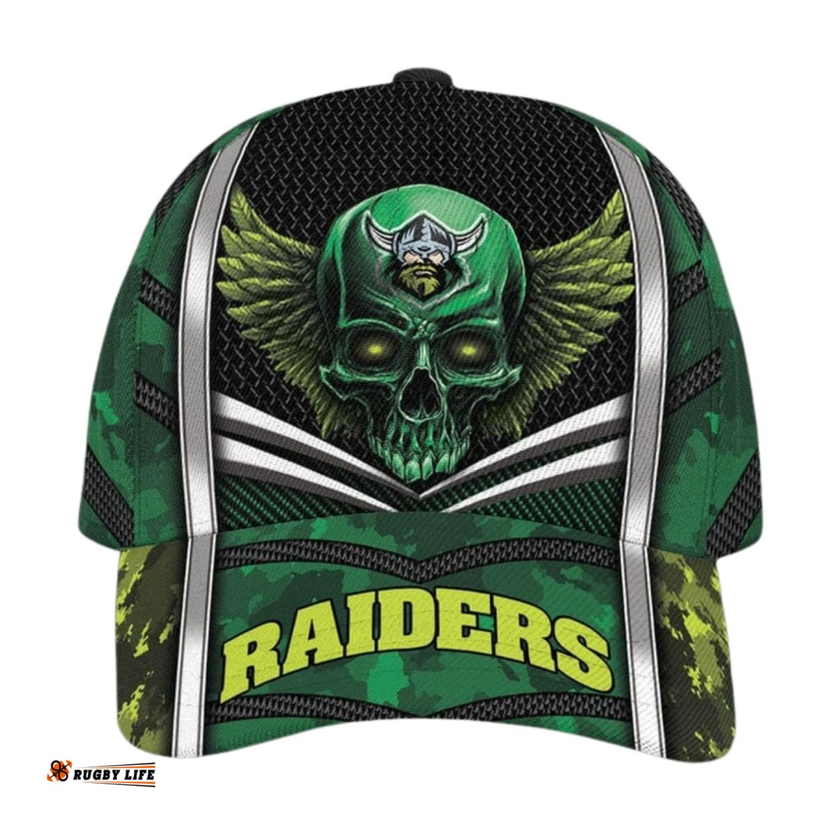 NRL Canberra Raiders Skull Classic Cap Custom Name