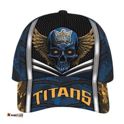 NRL Gold Coast Titans Skull Classic Cap Custom Name