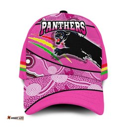 Panthers Rugby Classic Cap Aboriginal Basic Style-Pink