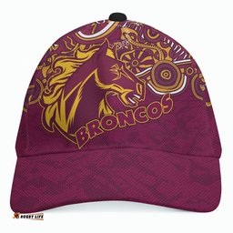 Broncos Rugby Cap - Custom Super Indigenous Broncos Cap