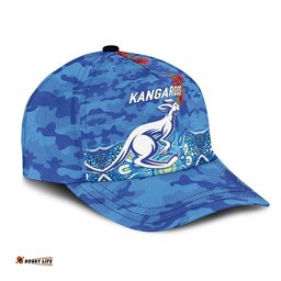 North Melbourne Kangaroos ANZAC AFL Classic Cap Indigenous Vibes