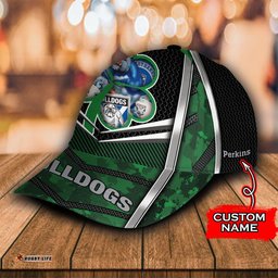 NRL Canterbury-Bankstown Bulldogs Skull Classic Cap Custom Name