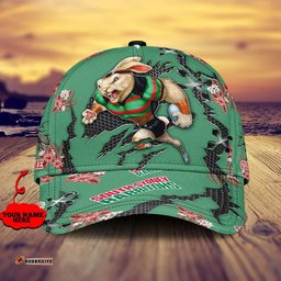 South Sydney Rabbitohs Nrl Classic Cap Personalized Mascot Flower