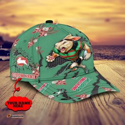 South Sydney Rabbitohs Nrl Classic Cap Personalized Mascot Flower