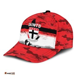 (Custom Personalised) St Kilda Saints ANZAC AFL Classic Cap Simple Style