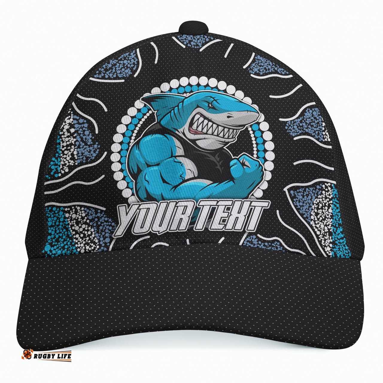Sharks Rugby Cap - Custom Cronulla - Custom Sharks Cap