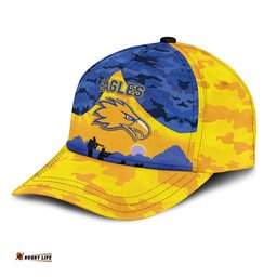 West Coast Eagles ANZAC AFL Classic Cap Simple Style - Gold