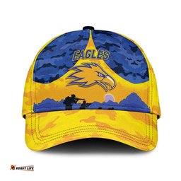 West Coast Eagles ANZAC AFL Classic Cap Simple Style - Gold