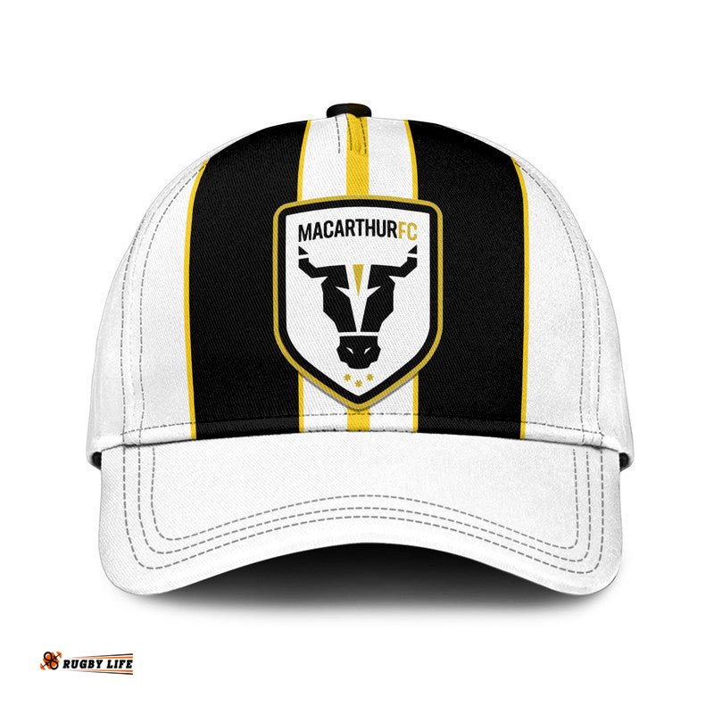 Macarthur The Bulls Classic Cap Soccer Club Original Style - White