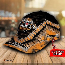 NRL Wests Tigers classic Cap Custom Name