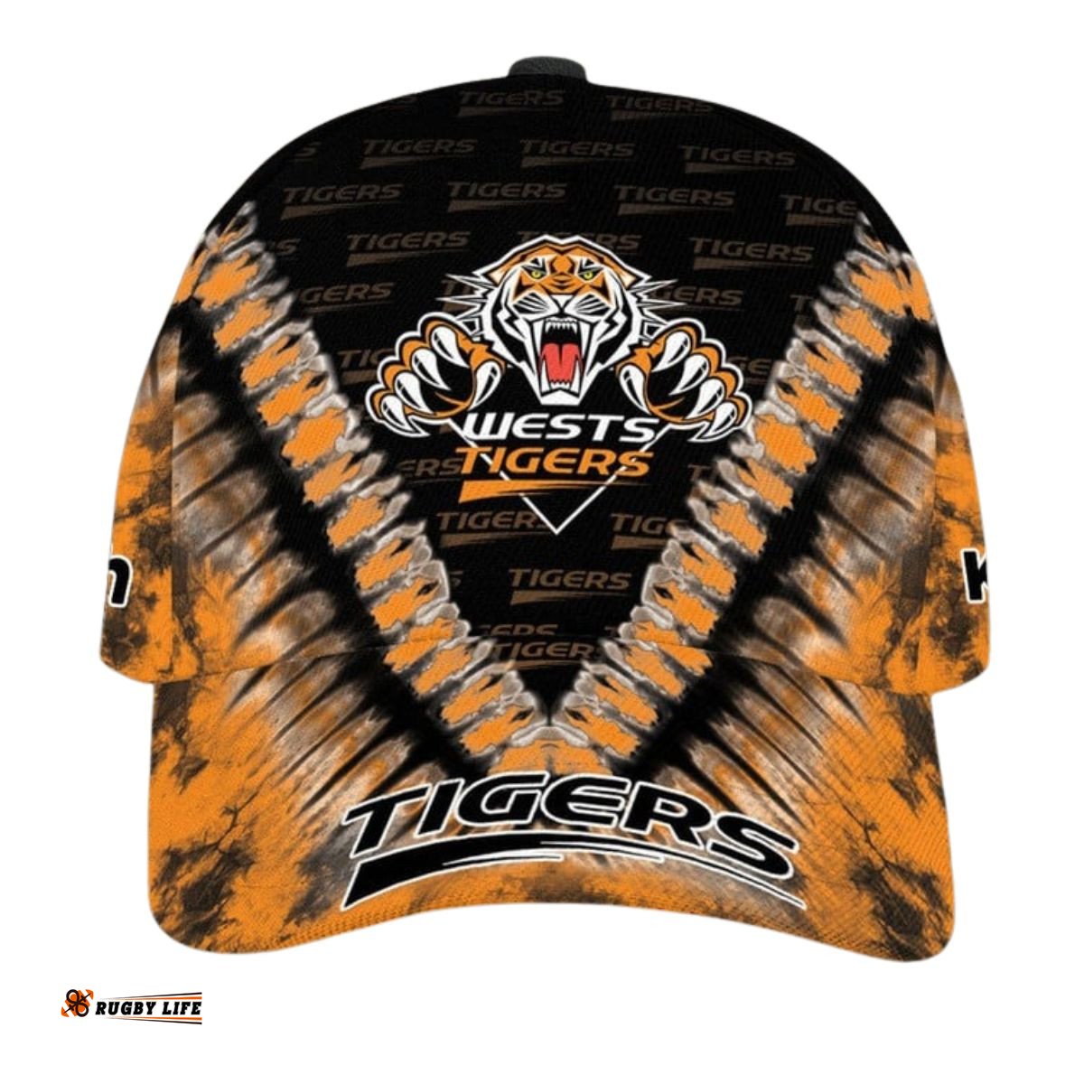 NRL Wests Tigers classic Cap Custom Name