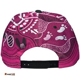 Maroons Rugby Aboriginal Custom Cap - The Cane Toads With Indigenous Koala