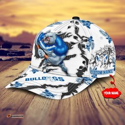 Canterbury Bankstown Bulldogs Nrl Classic Cap Personalized Mascot Flower
