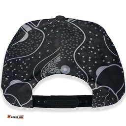 All Stars Rugby Anzac Aboriginal Cap - All Stars with Anzac Day with Poppy Flower Cap