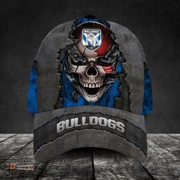 Cronulla-Sutherland Sharks 3D Metal Skull Personalized Classic Cap 02