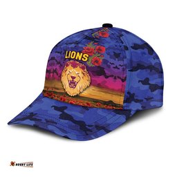 Brisbane Lions ANZAC AFL Classic Cap Poppy Vibes