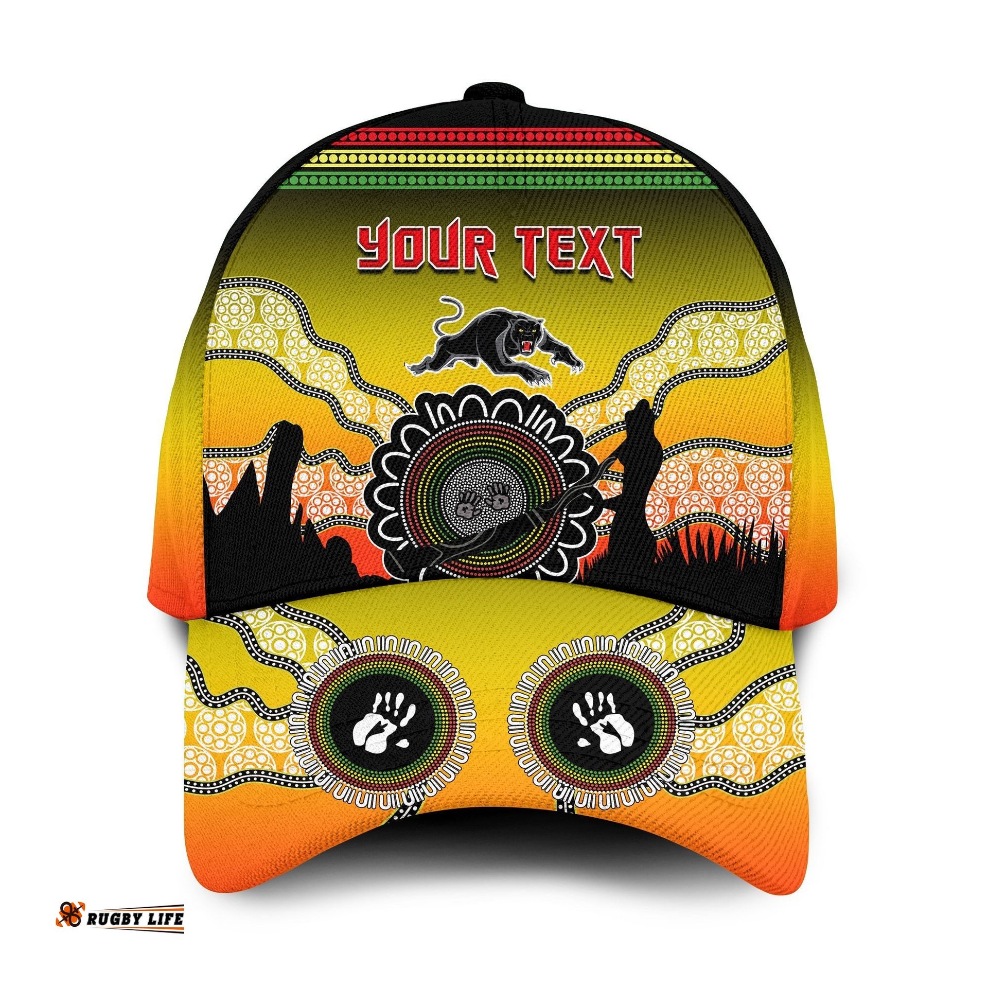 (Custom Personalised) Panthers Classic Cap Go The Mighty Penrith Aboriginal Ver.05