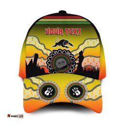 (Custom Personalised) Panthers Classic Cap Go The Mighty Penrith Aboriginal Ver.05