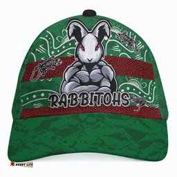 Rabbitohs Rugby Cap - Custom Indigenous Super Rabbitohs Cap
