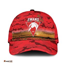 Sydney Swans ANZAC AFL Classic Cap Poppy Vibes