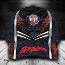 NRL Sydney Roosters Skull Classic Cap Custom Name