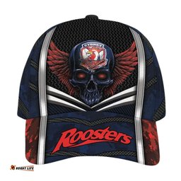 NRL Sydney Roosters Skull Classic Cap Custom Name