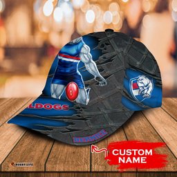 AFL Western Bulldogs 3D Mascost Classic Cap Custom name