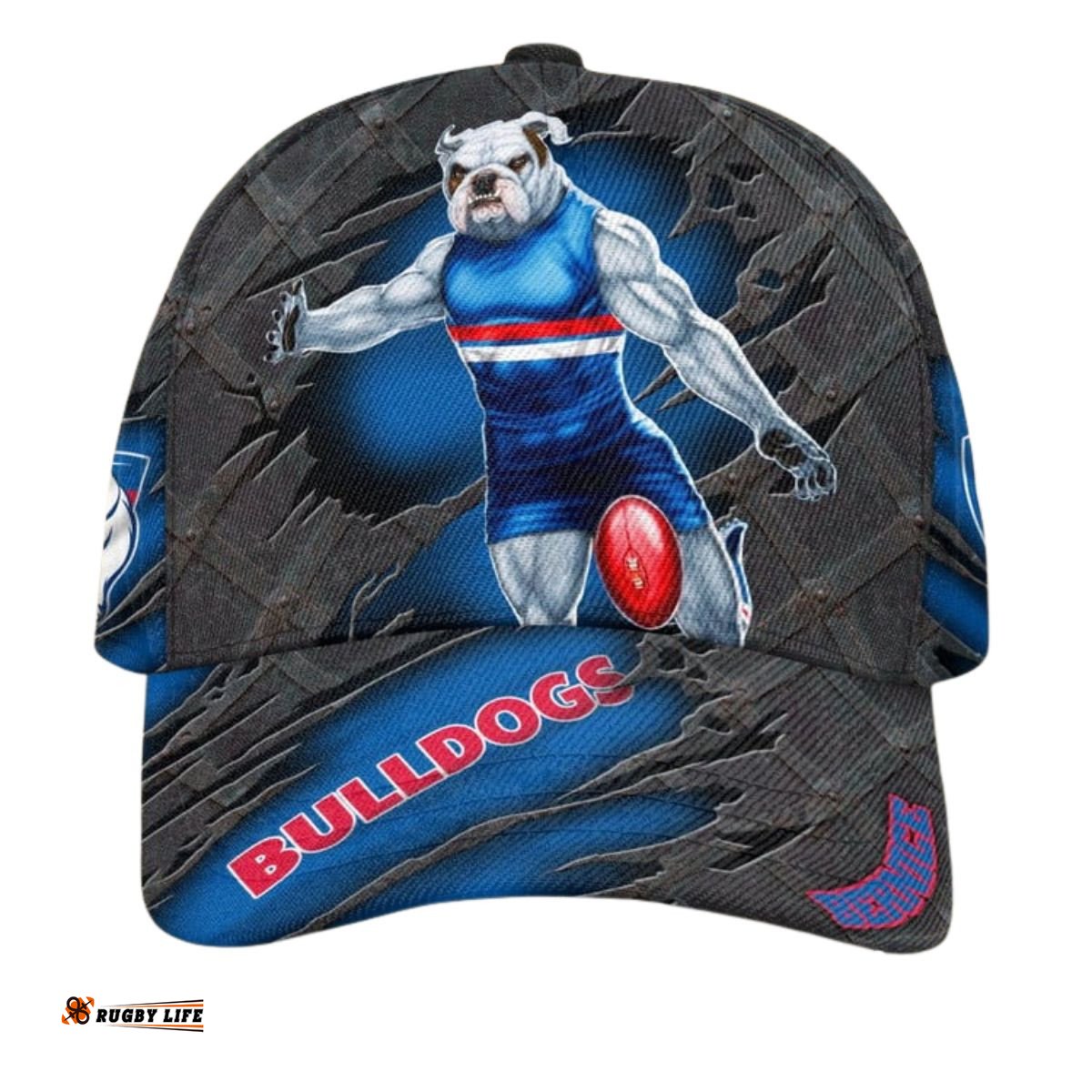 AFL Western Bulldogs 3D Mascost Classic Cap Custom name