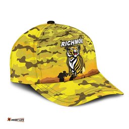 Richmond Tigers ANZAC AFL Classic Cap Simple Style - Yellow