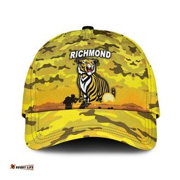 Richmond Tigers ANZAC AFL Classic Cap Simple Style - Yellow