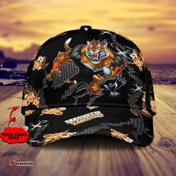 Wests Tigers Nrl Classic Cap Personalized Mascot Flower
