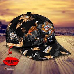 Wests Tigers Nrl Classic Cap Personalized Mascot Flower