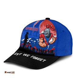 Amazing Aussie Newcastle Knights Anzac Day Lest We Forget Strong Fighting Spirit Cap Aussie Hat