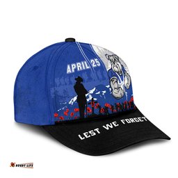 Amazing Aussie Canterbury Bankstown Bulldogs Anzac Day Lest We Forget Strong Fighting Spirit Cap Aussie Hat