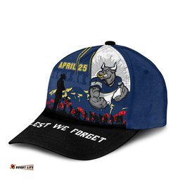 Amazing Aussie North Queensland Cowboys Anzac Day Lest We Forget Strong Fighting Spirit Cap Aussie Hat