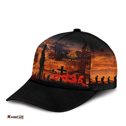 Amazing Aussie Australia Sunset Of Sacrifice And Remembrance Day Honor Orange Cap Aussie Hat