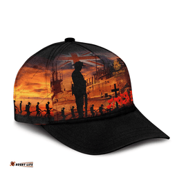 Amazing Aussie Australia Sunset Of Sacrifice And Remembrance Day Honor Orange Cap Aussie Hat