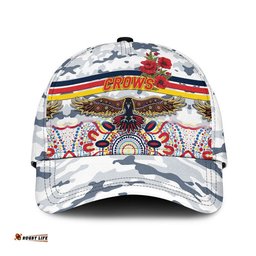 Adelaide Crows ANZAC AFL Classic Cap Indigenous Vibes - White