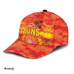 Gold Coast Suns ANZAC AFL Classic Cap Indigenous Vibes