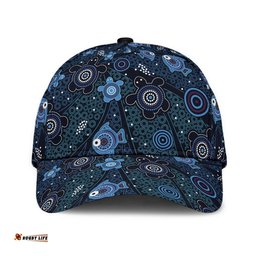 Amazing Aussie Australia Aboriginal Inspired Aboriginal Inspired Art Painting And Turtle Cap Aussie Hat