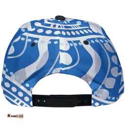 Amazing Aussie Canterbury Bankstown Bulldogs Custom Indigenous Doggies Blue and Whites Aboriginal Inspired Cap Aussie Hat