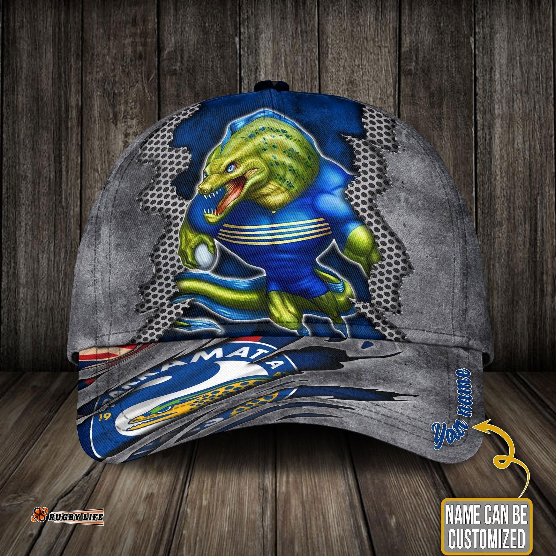 Personalized Nrl Classic Cap Parramatta Eels Classic Cap Mascot
