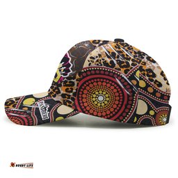 Amazing Aussie Penrith Panthers Indigenous Wild Penrith Panthers Scratch Style Cap Aussie Hat